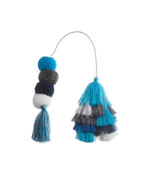 Bogg Bag Bauble - Ocean Double Tassel