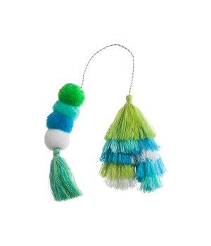 Bogg Bag Bauble - Seaweed Double Tassel