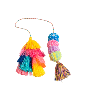 Bogg Bag Bauble - Speckled Double Tassel