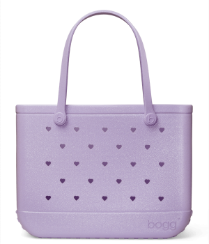 Original Bogg Bag - Heart Shimmer Lilac